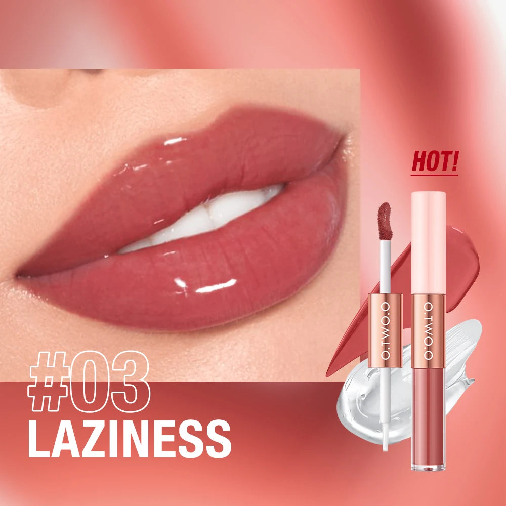 O.TWO.O DOUBLE EFFECT MATTE AND GLOSS LIPSTICK
