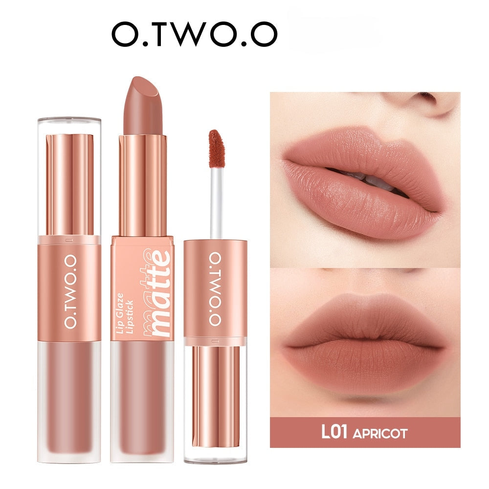 O.TWO.O 2 IN 1 LIP GLAZE AND LIPSTICK