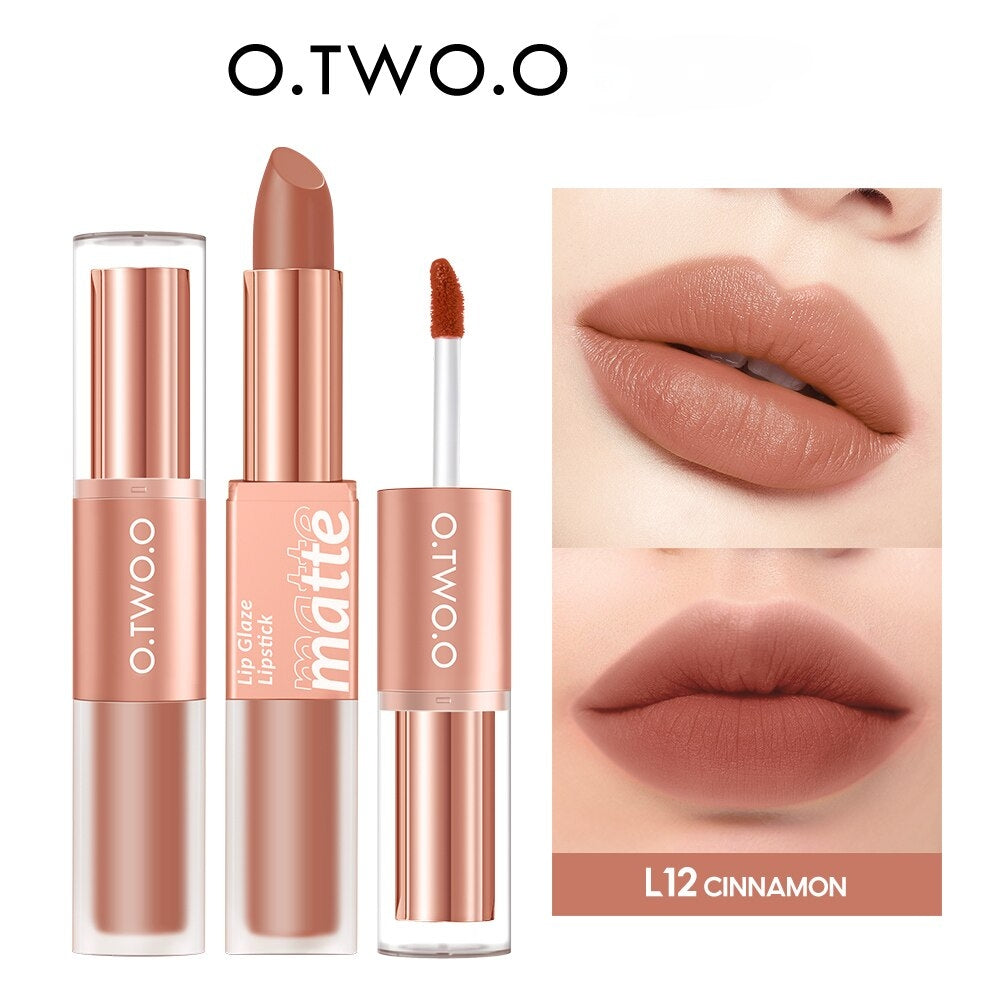 O.TWO.O 2 IN 1 LIP GLAZE AND LIPSTICK