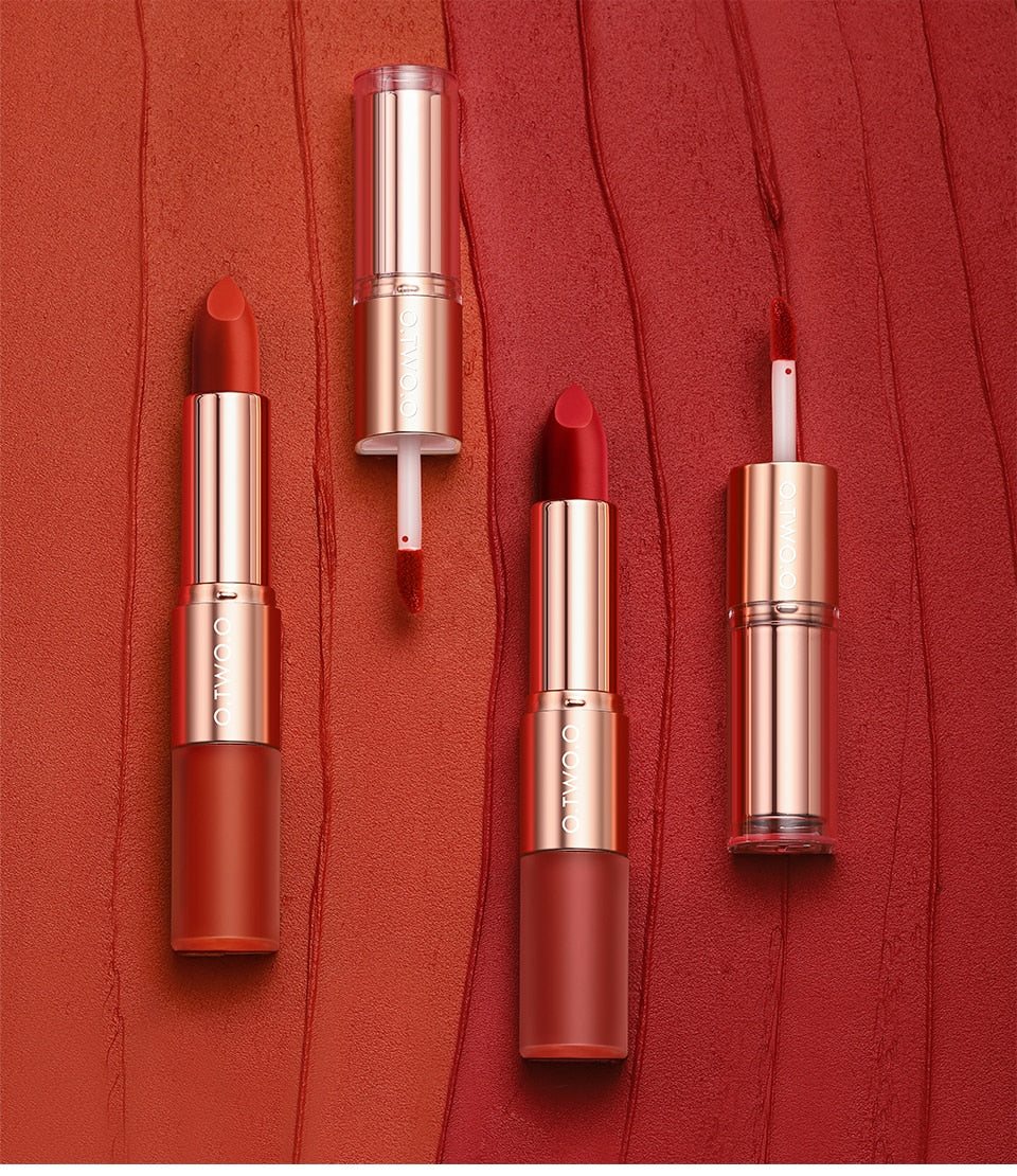 O.TWO.O 2 IN 1 LIP GLAZE AND LIPSTICK