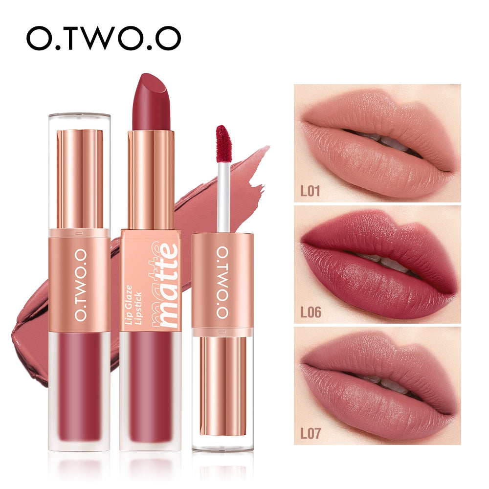 O.TWO.O 2 IN 1 LIP GLAZE AND LIPSTICK