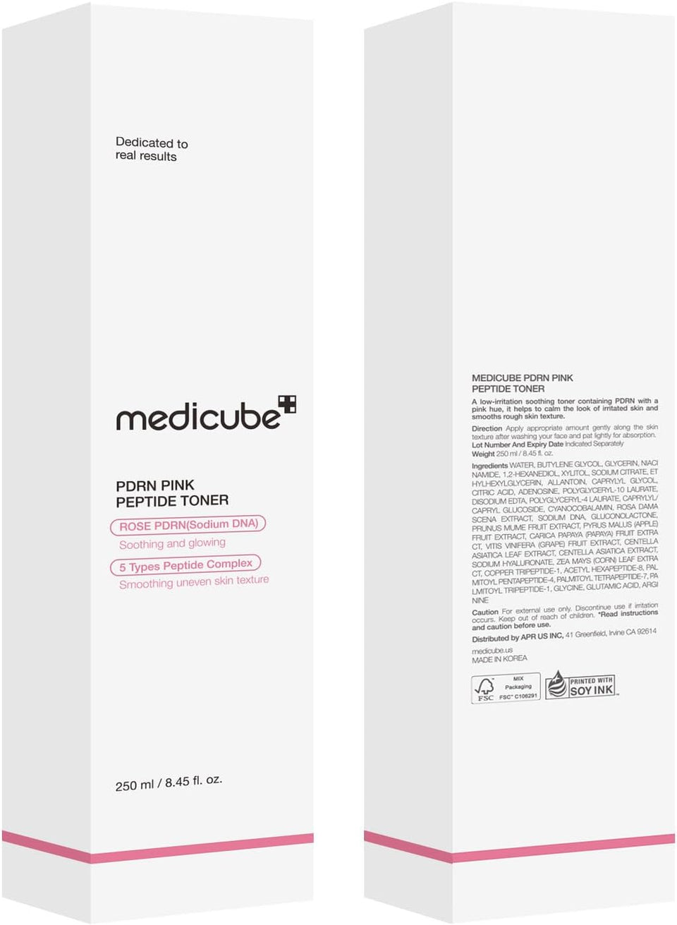 Medicube - PDRN Pink Cica Soothing Toner - 250ml