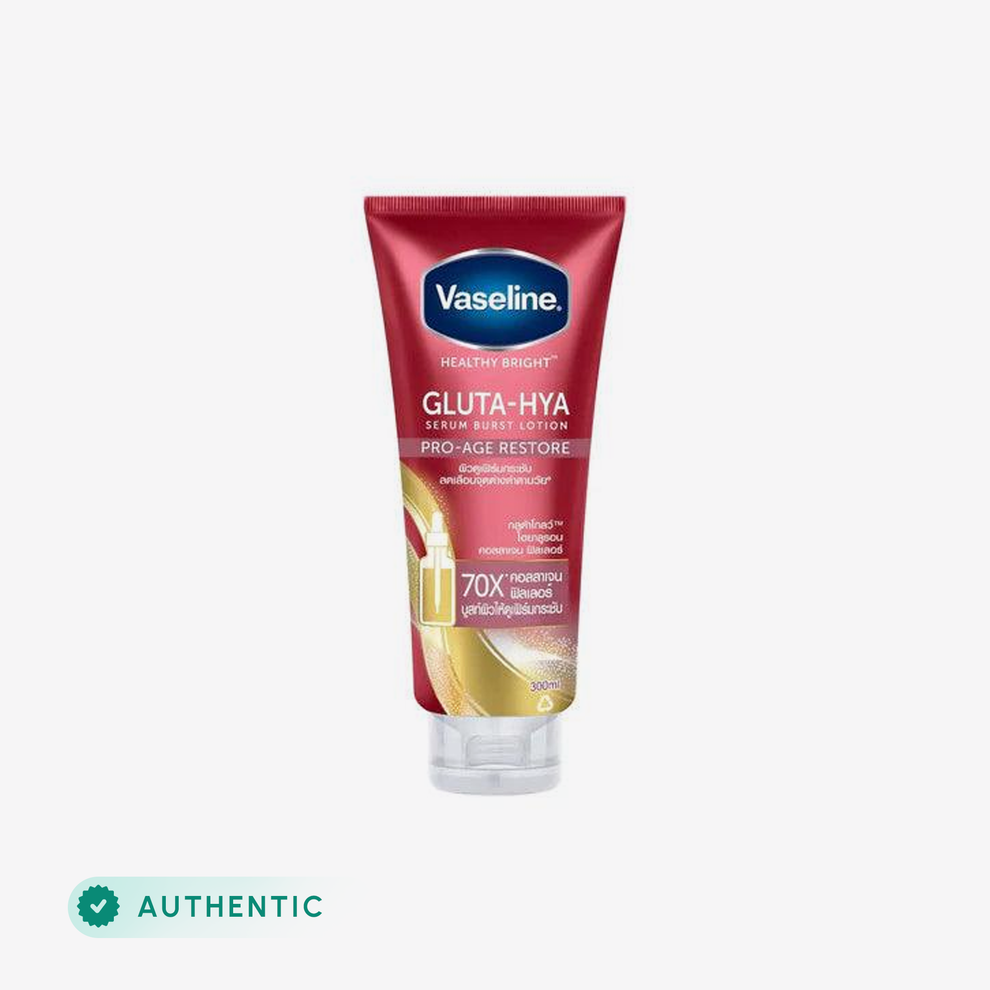 Vaseline Gluta-Hya Serum Burst Lotion Pro Age Restore 300ml