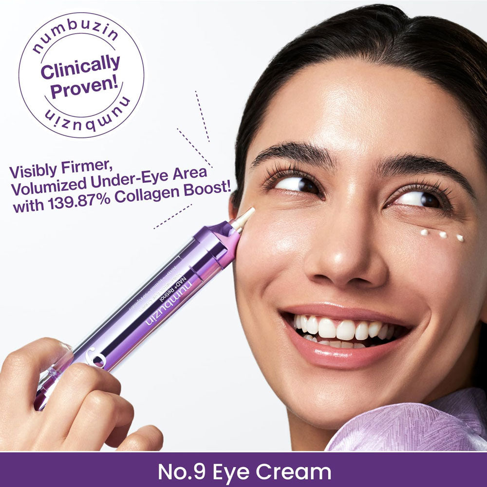 Numbuzin No.9 NAD+ Retinol Volumetox Eye Cream 10ml