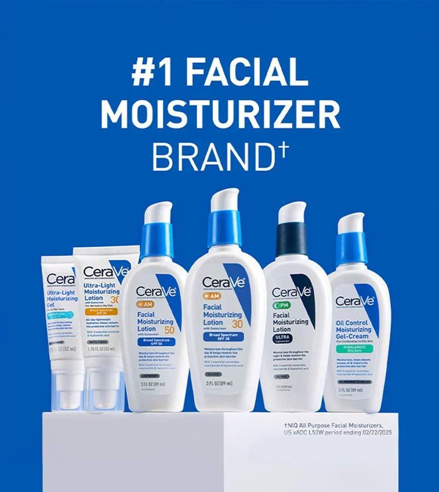 Cerave AM Facial moisturizing Lotion With Broad spectrum Spf 30.