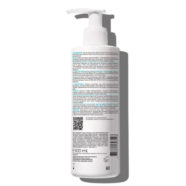 La Roche-Posay Lipikar Baume AP+M – 400 ML.