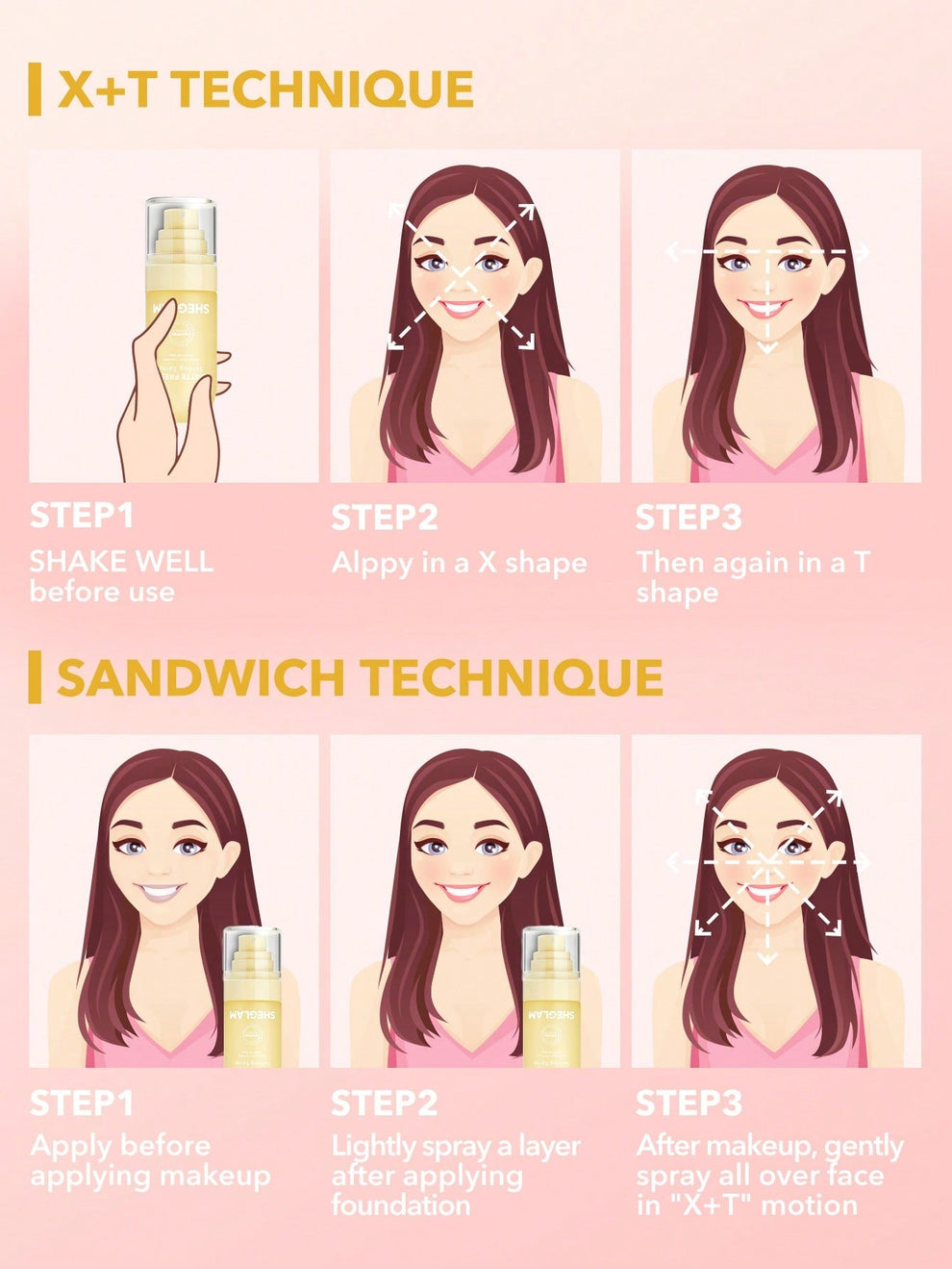 SHEGLAM Press Refresh Setting Spray 55ml