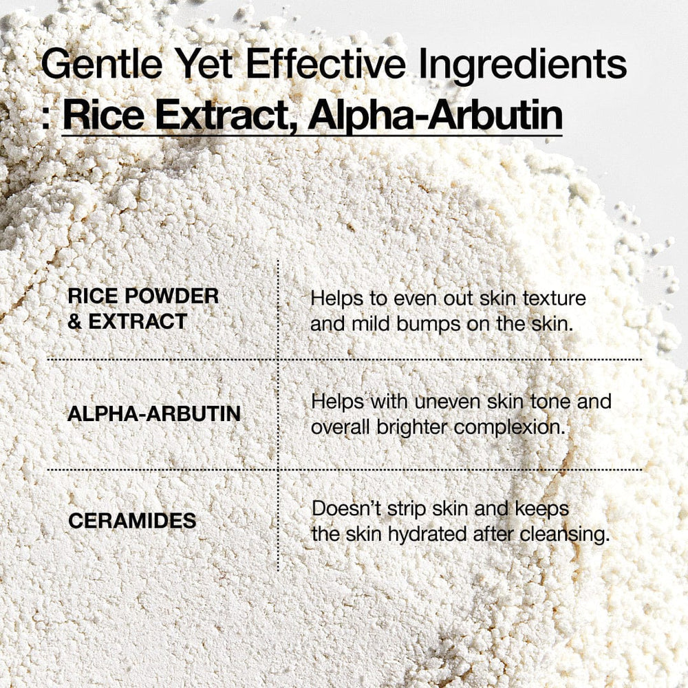 Anua Rice + Ceramide Enzyme Brightening Cleansing Powder 40g