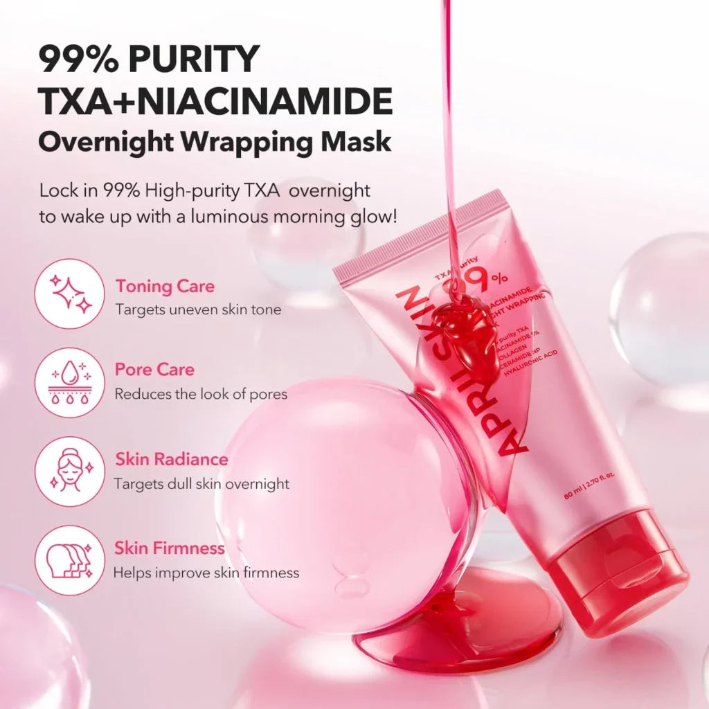 AprilSkin TXA Niacinamide 99 Overnight Wrapping Mask