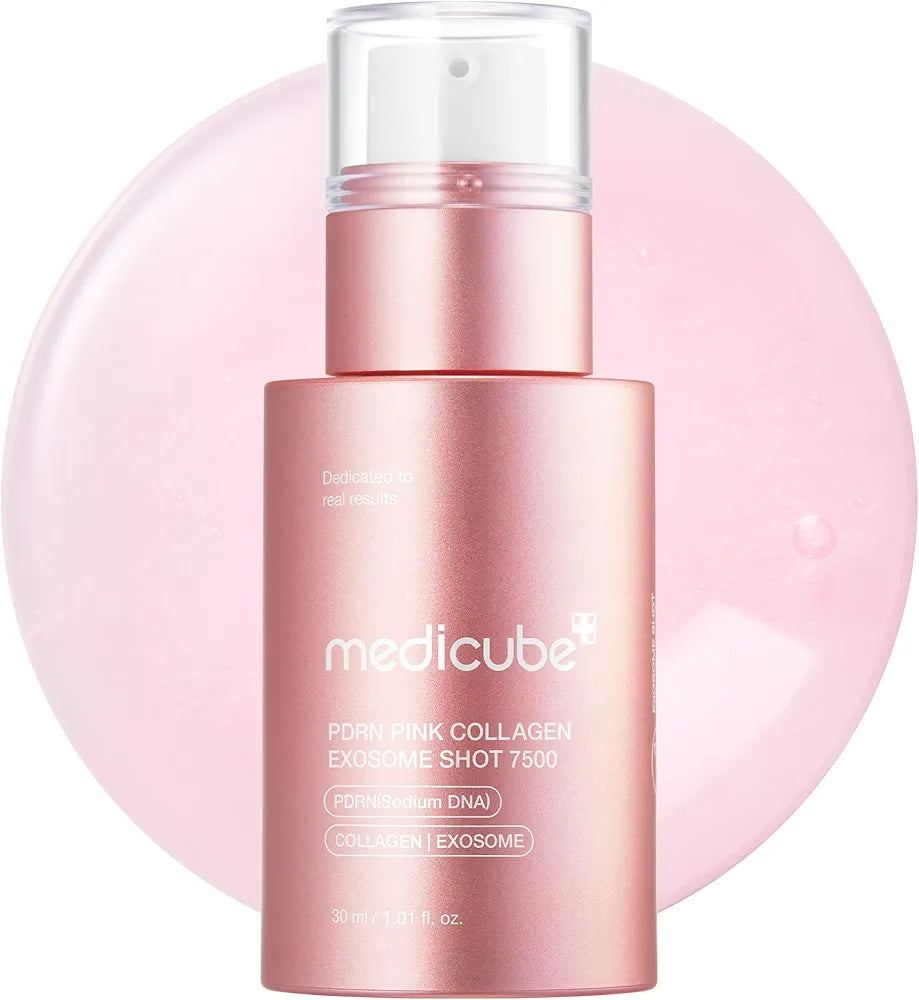 Medicube PDRN Pink Collagen Exosome Shot 7,500 ppm.