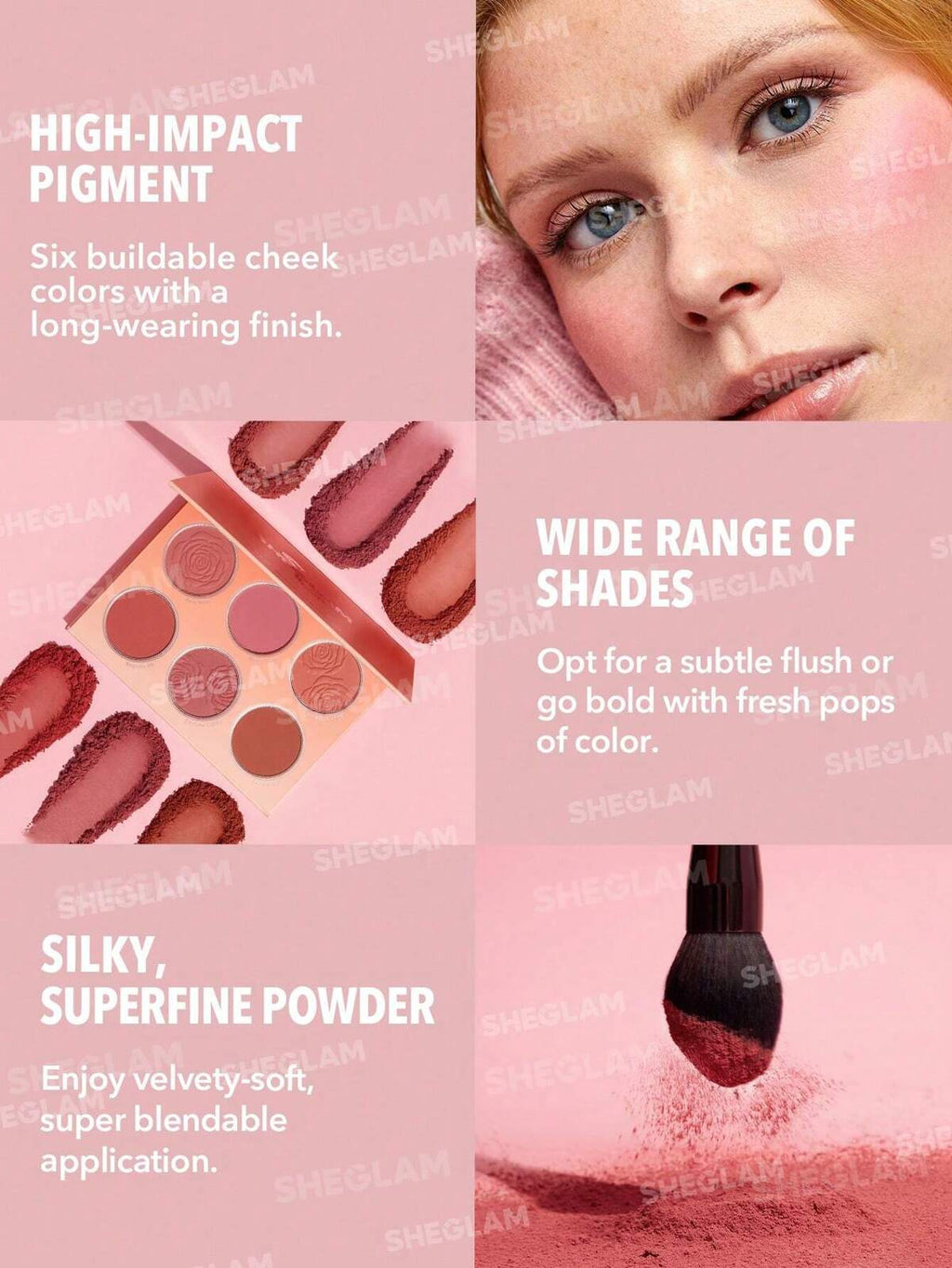 Sheglam Floral Flush Blush Palette