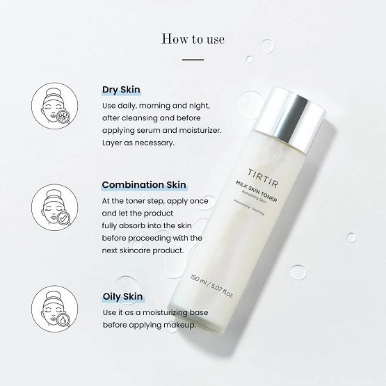 Tirtir Milk skin Toner Refreshing Skin 150 ML.