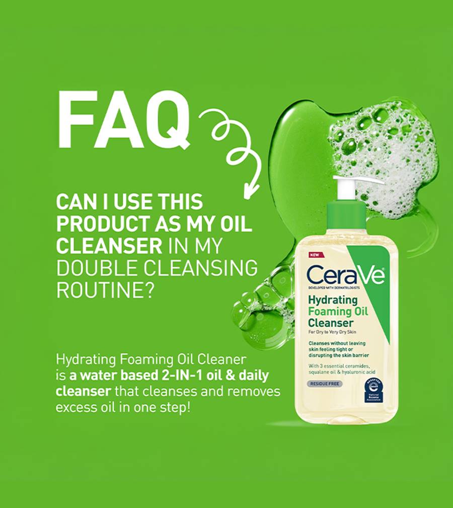 Cerave Hydrating Foaming Oil Cleanser 236ml