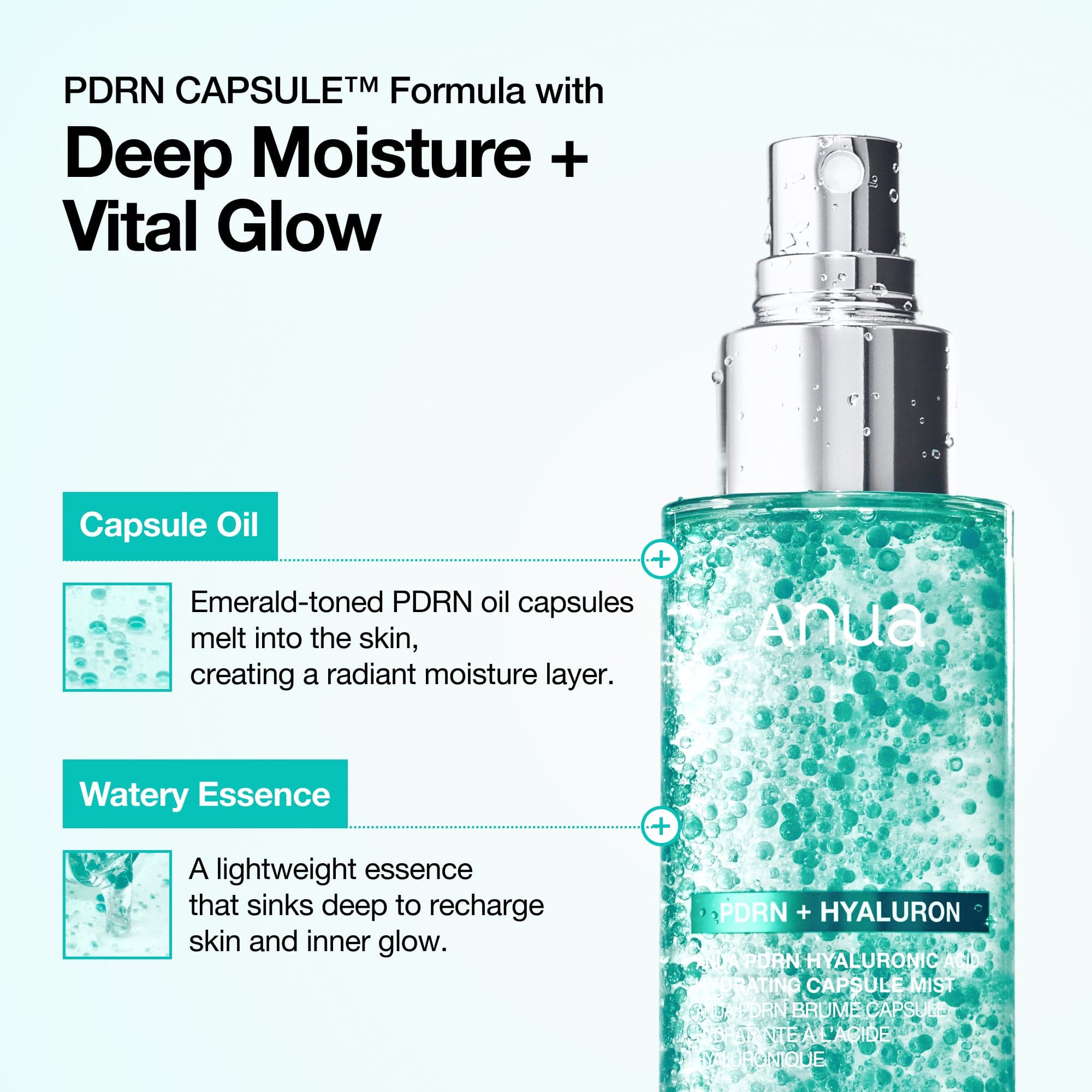 ANUA PDRN + Hyaluronic Acid Moisturising Mist