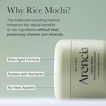 Arencia - Fresh Green Rice Mochi Cleanser 120g