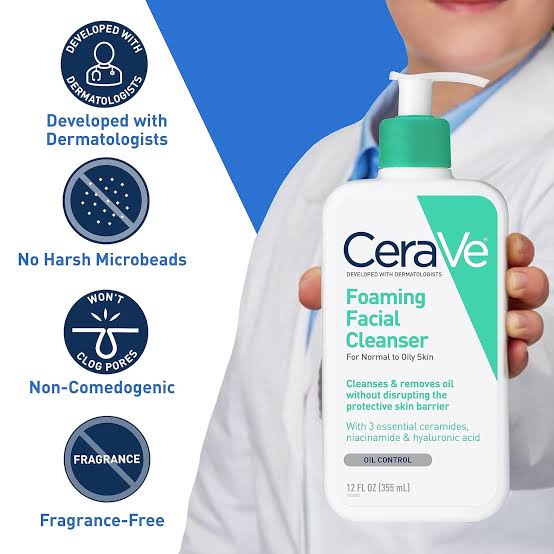 CeraVe Foaming Facial Cleanser 355 ML