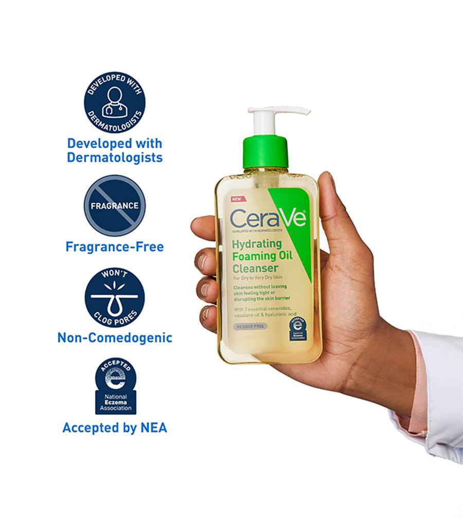 Cerave Hydrating Foaming Oil Cleanser 236ml