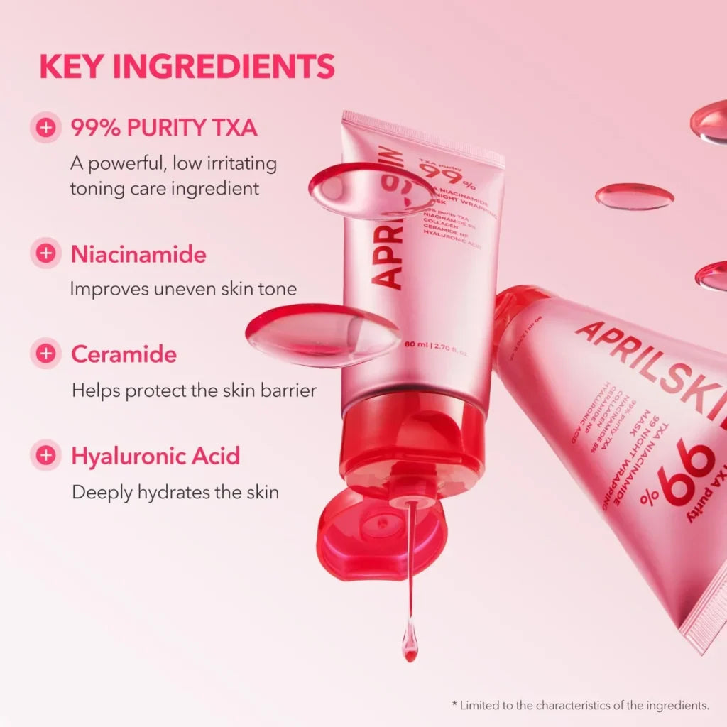 AprilSkin TXA Niacinamide 99 Overnight Wrapping Mask