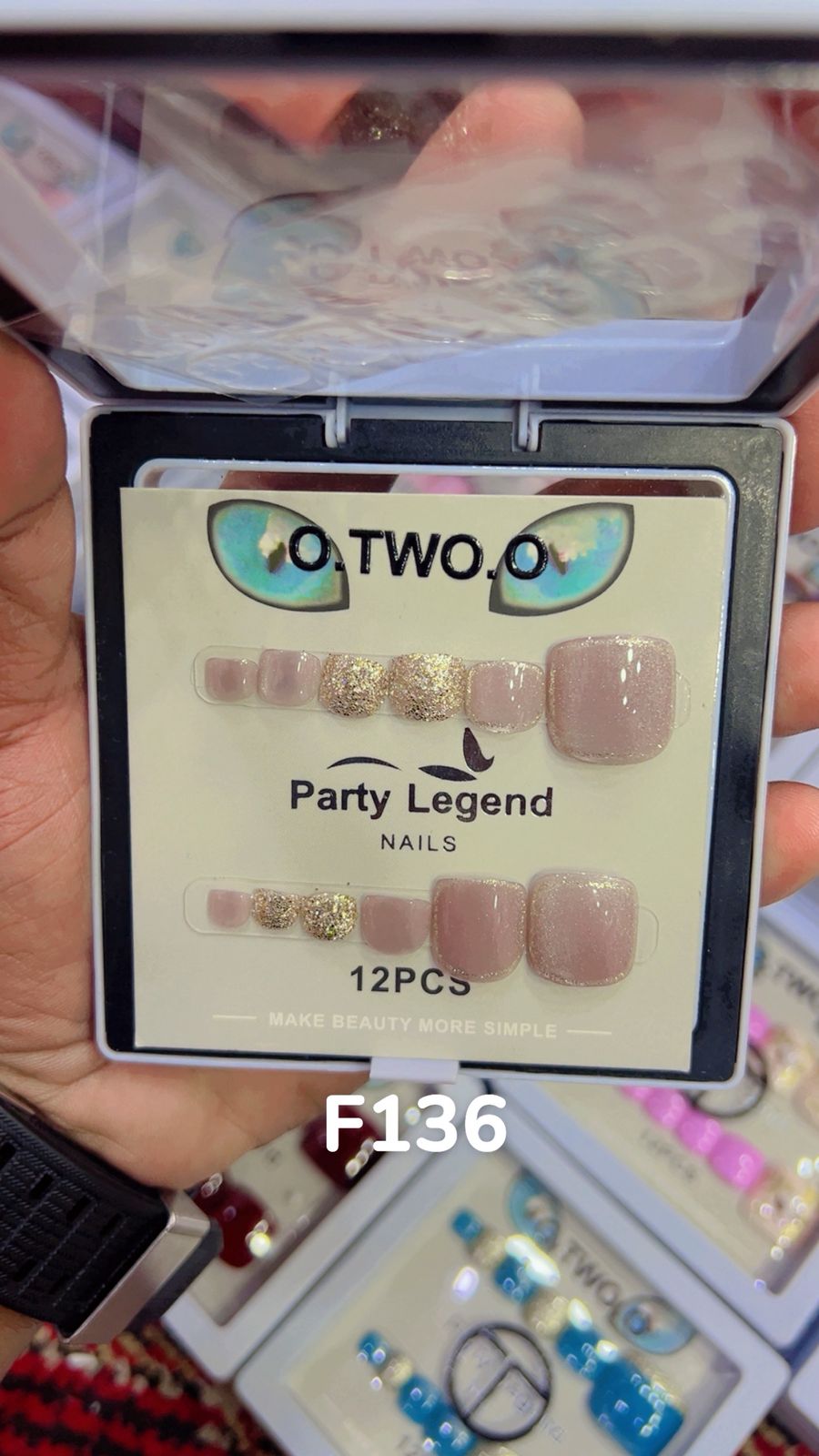 O.Two.O Nails 12pcs Box
