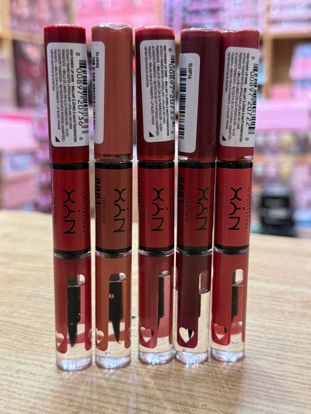 NYX Shine Loud™ Rebel in Red Lip Gloss buy each shade.