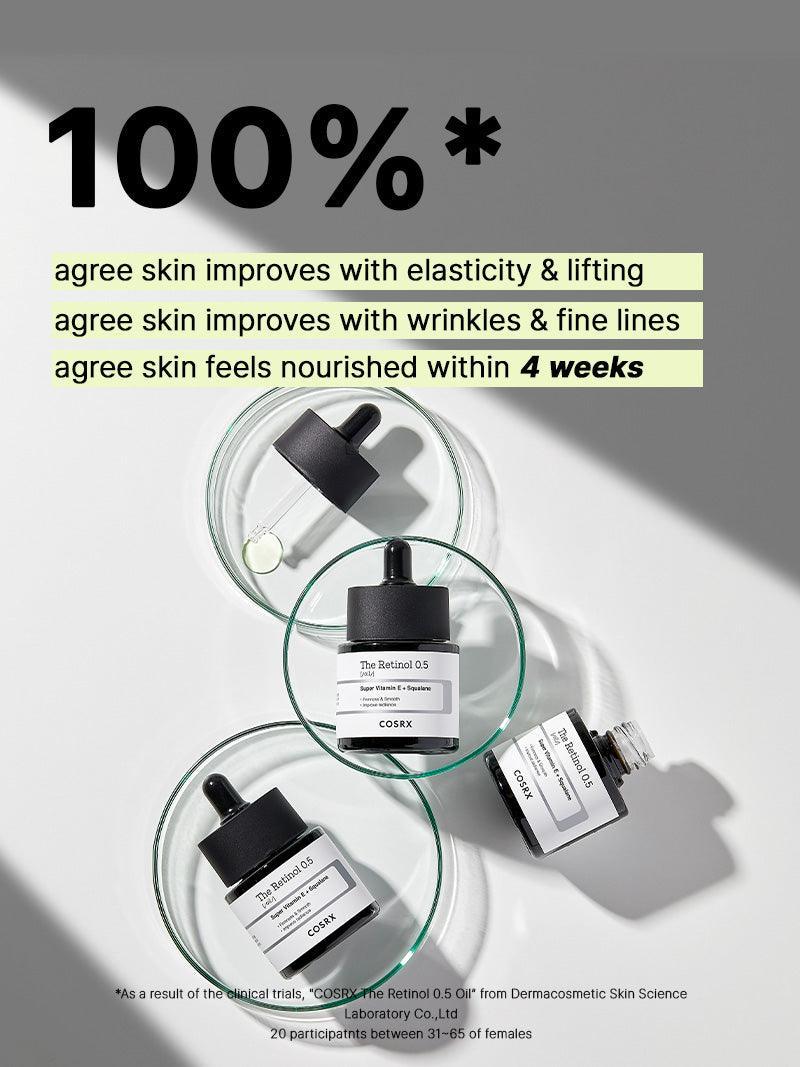Cosrx Retinol 0.5% Super Vitamin E+ Squalane serum