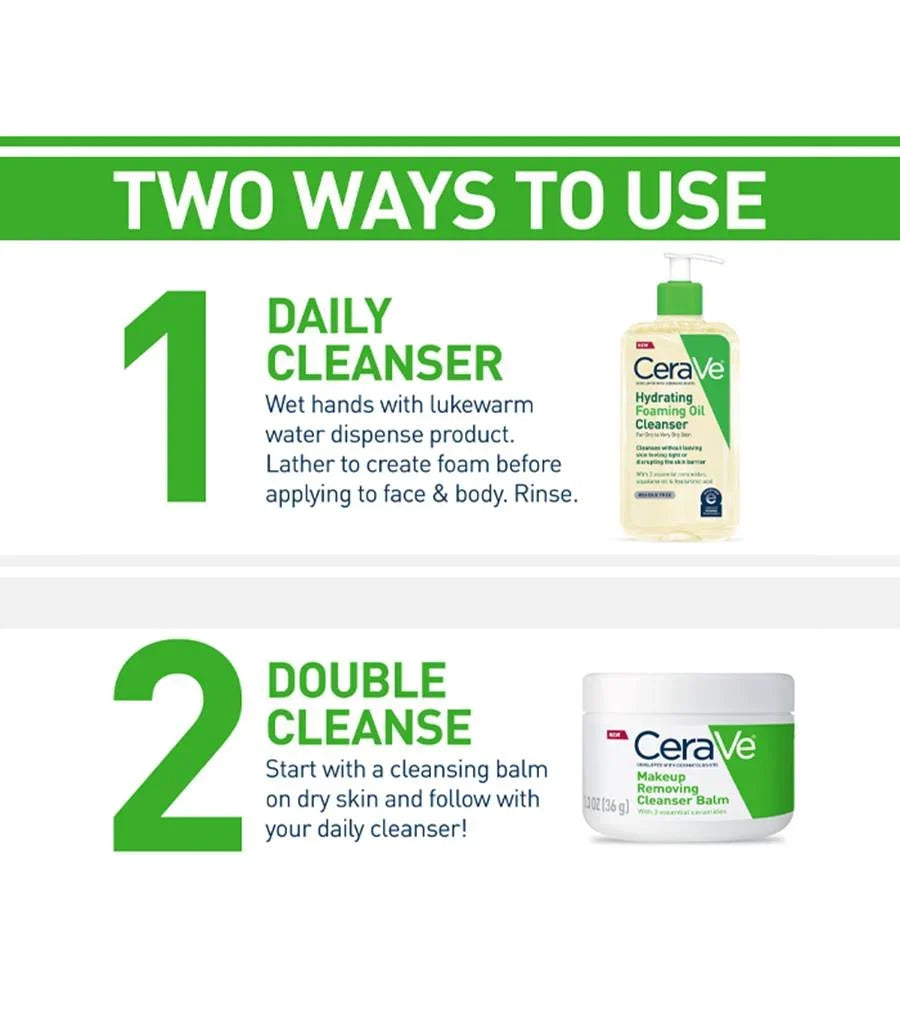 Cerave Hydrating Foaming Oil Cleanser 236ml