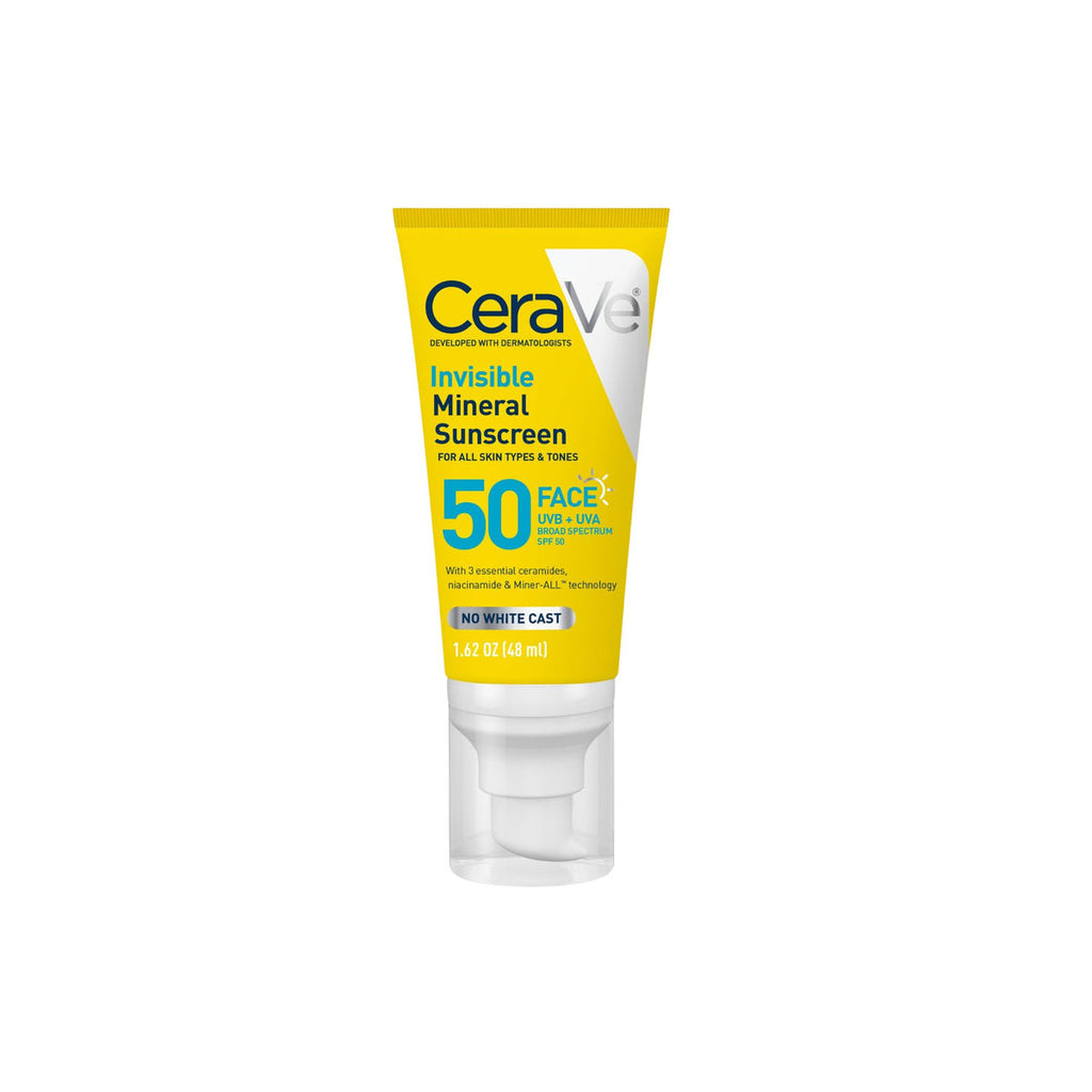 CeraVe Invisible Mineral Face Sunscreen SPF 50 For All Skin Types