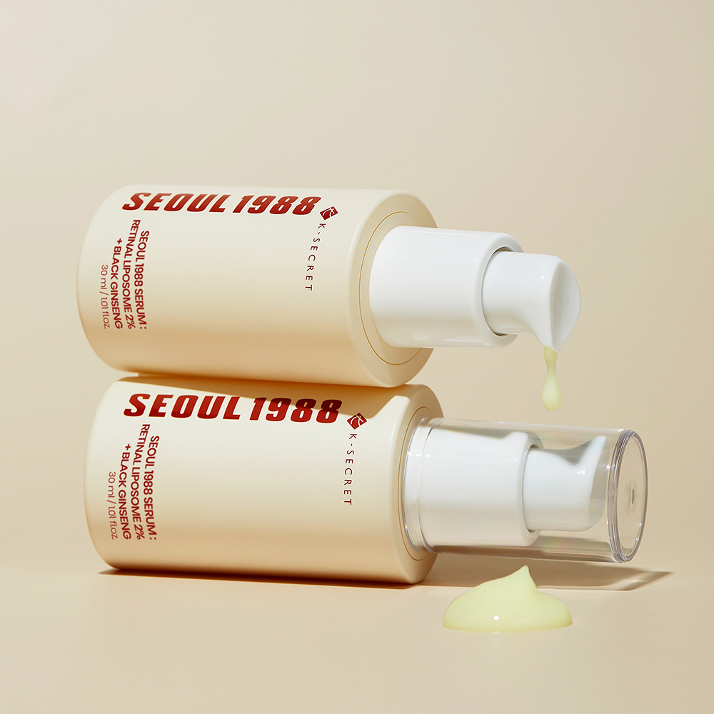 K-Secret SEOUL1988 Retinal Liposome 2% + Black Ginseng Serum