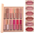 HANDAIYAN 12 Colors Matte Liquid Lipgloss Lipstick Set