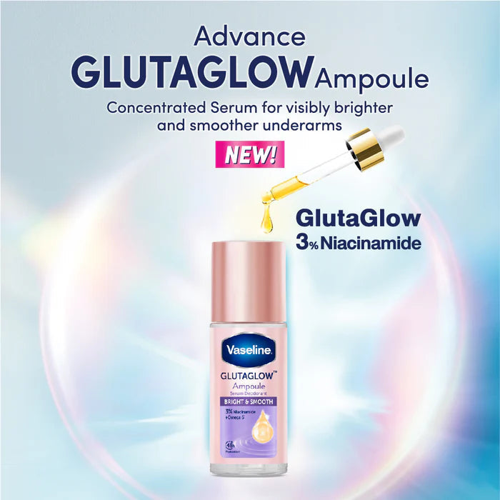 Vaseline Roll On Glutaglow 48h Ampoule Deodorant 45ml