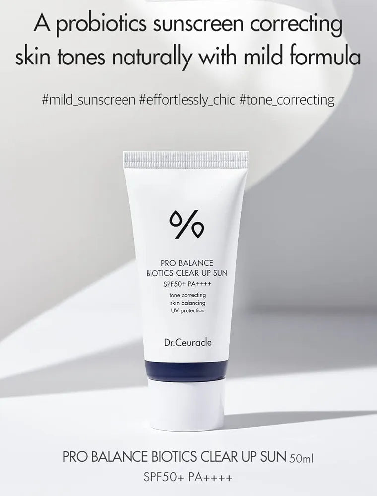 Dr. Ceuracle Pro Balance Biotics Clear Up Sun SPF50+ PA++++