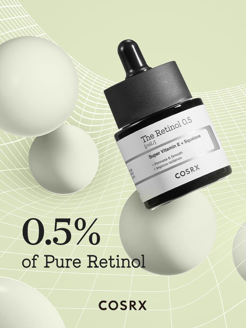 Cosrx Retinol 0.5% Super Vitamin E+ Squalane serum