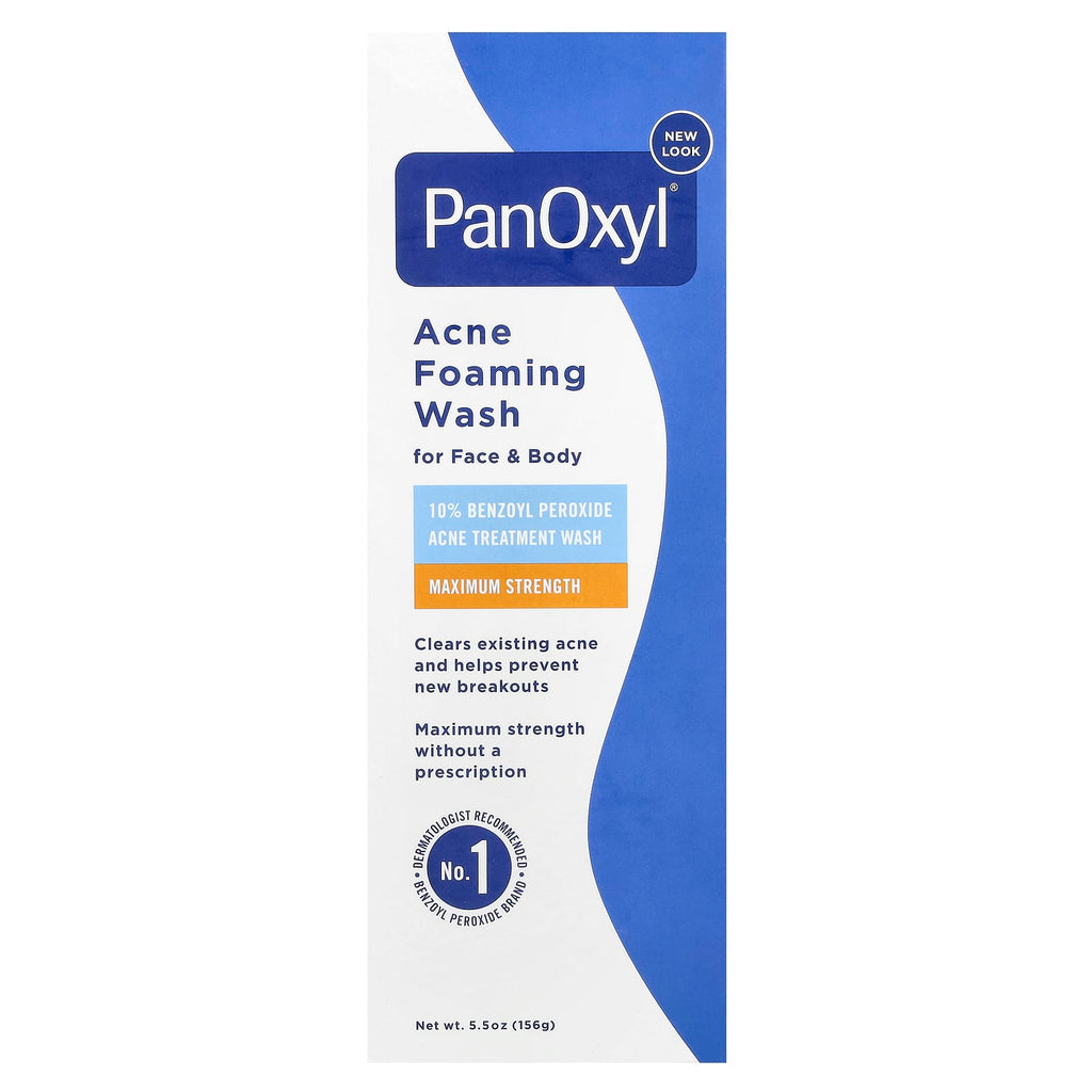 Panoxyl Acne Foaming Wash (10% Benzoyl Peroxide ). 156 Grams