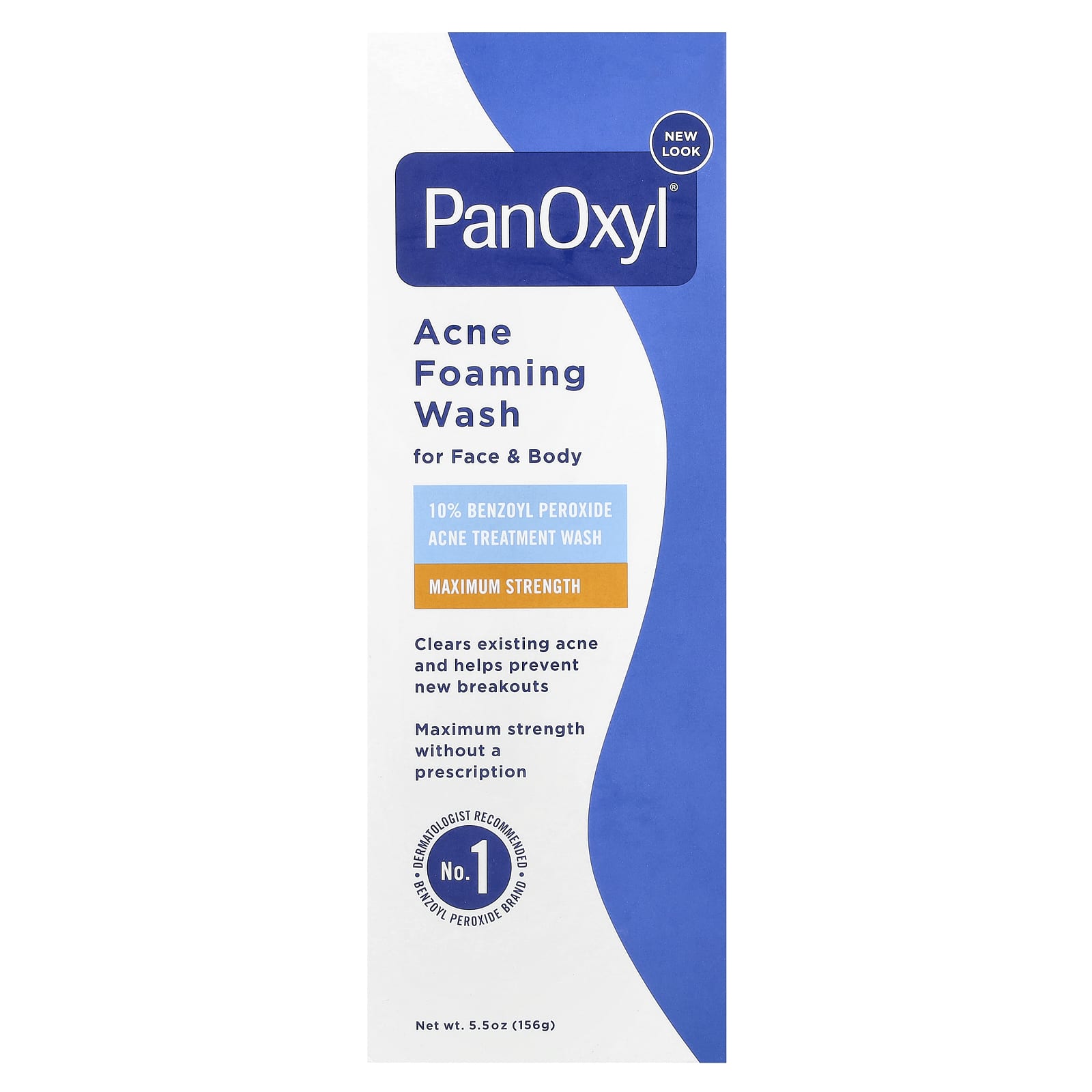 Panoxyl Acne Foaming Wash (10% Benzoyl Peroxide ). 156 Grams