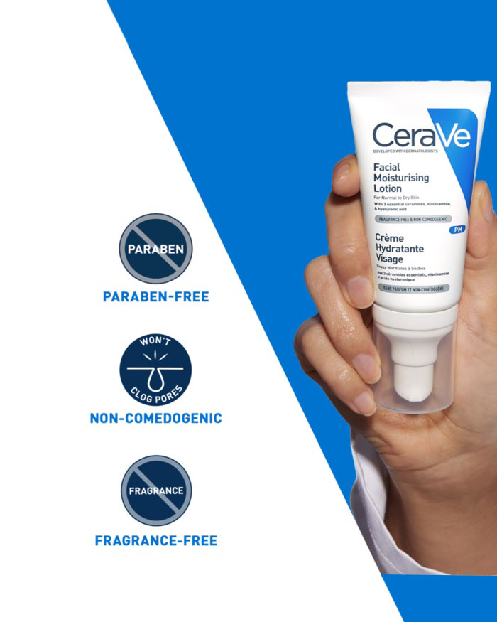Cera ve Facial moisturizing Lotion PM