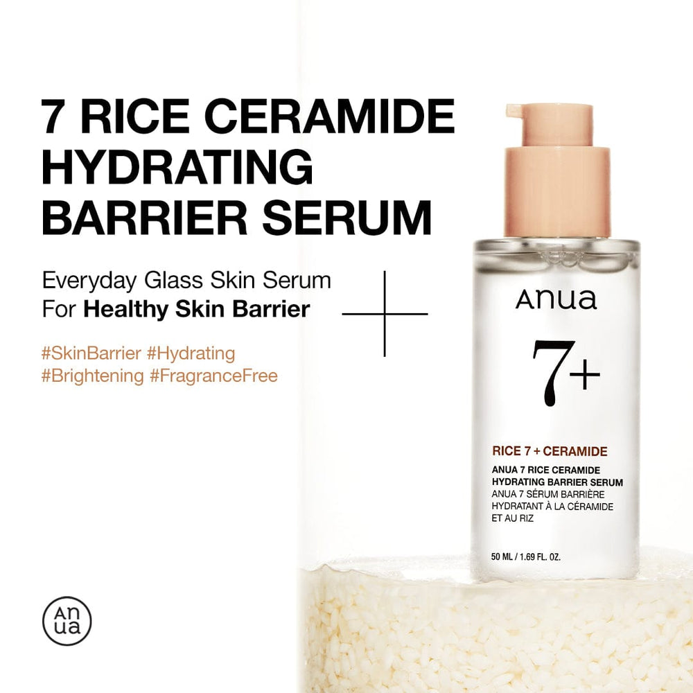 Anua Rice 7 + Ceramide Hydrating Barrier Serum 50 ML.