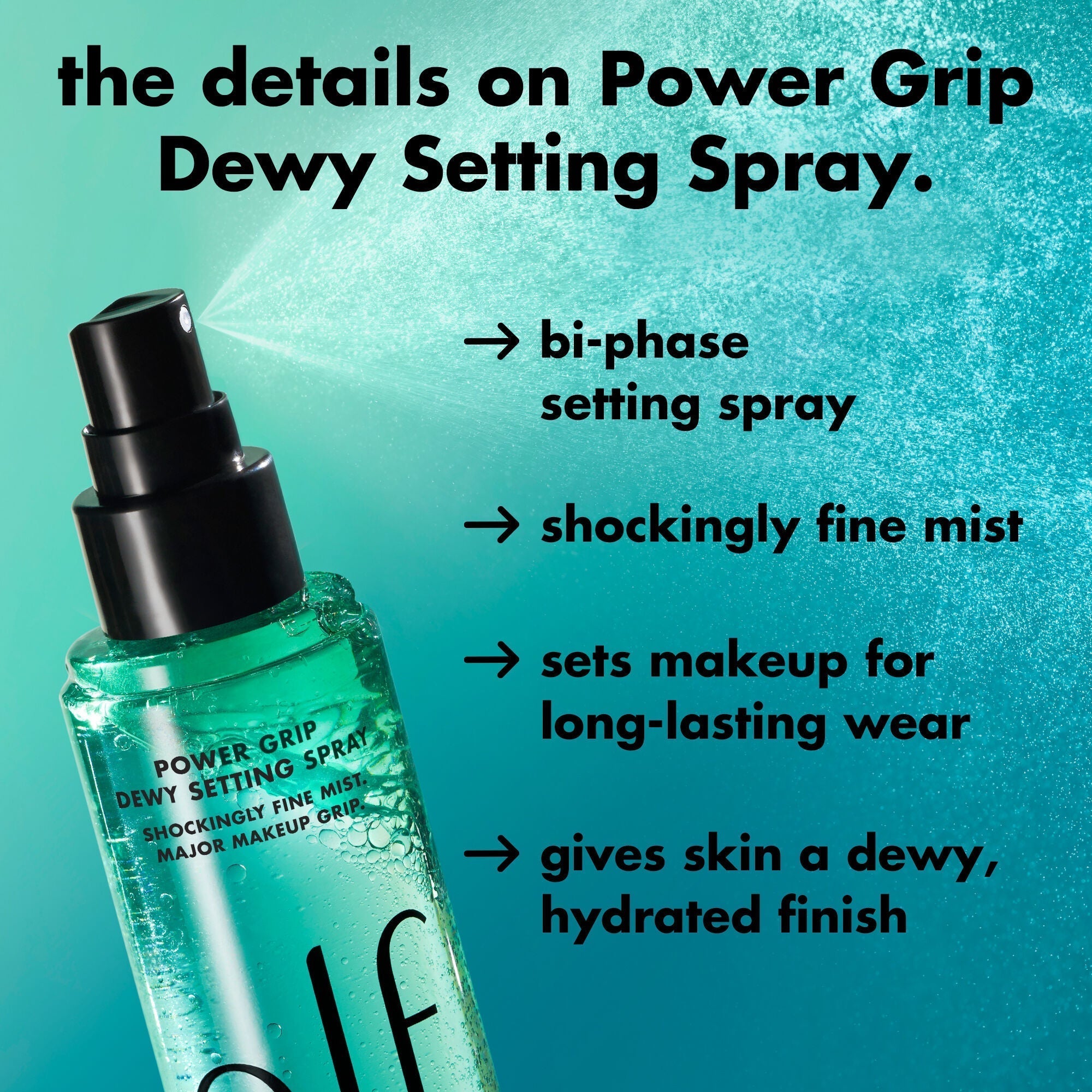 ELF Power Grip Dewy Setting Spray 80 ml