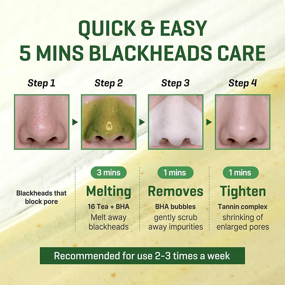 Some By Mi Bye Bye Blackhead 30 Days Miracle Green Tea tox Bubble Cleanser