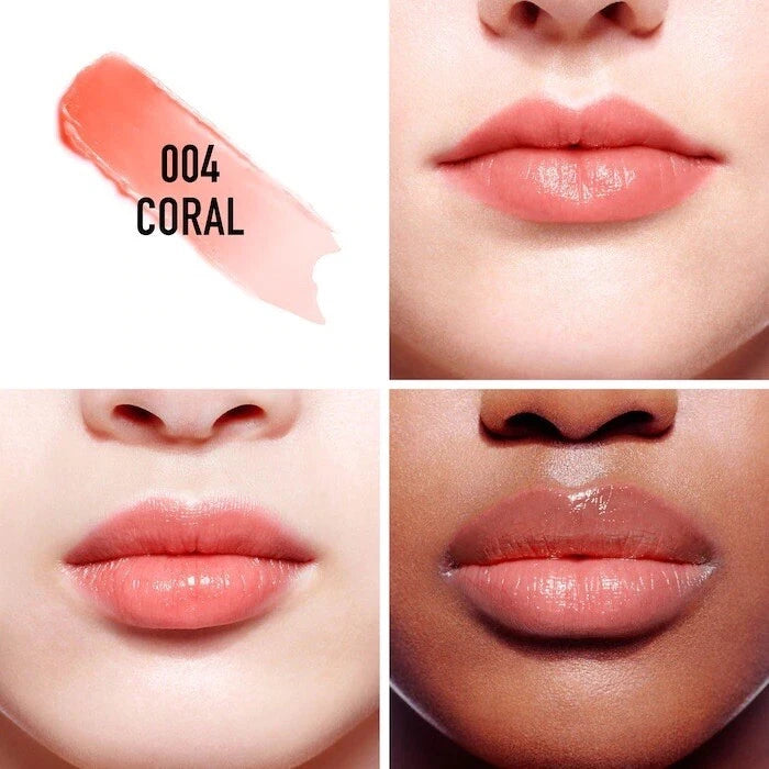 Dior Addict Lip Glow Lip Balm Lip Kit - 004 Coral +001 Pink