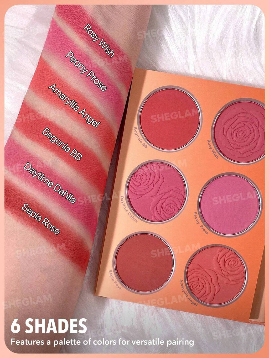 Sheglam Floral Flush Blush Palette