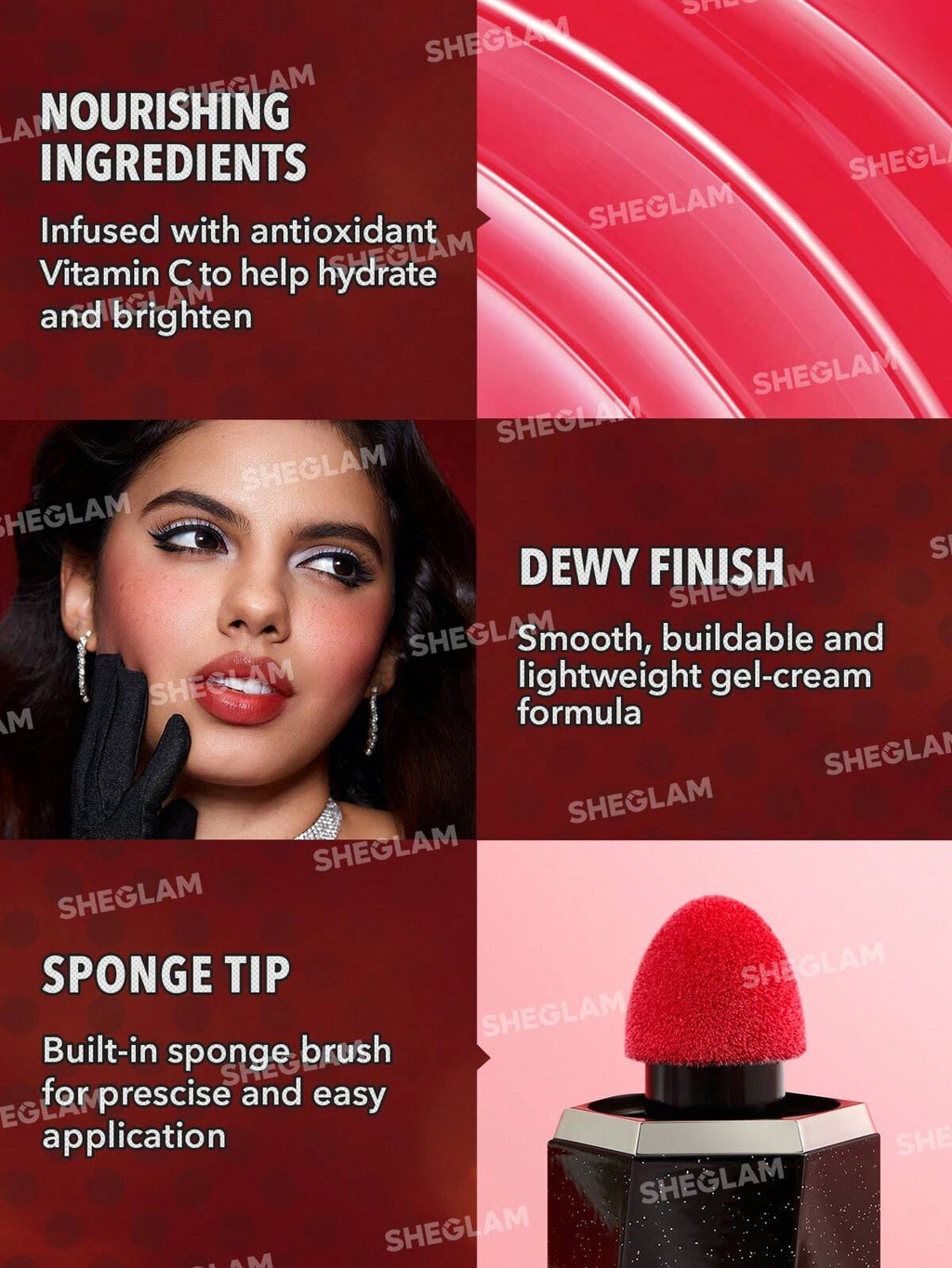 SHEGLAM Color Bloom Dewy Liquid Blush-Hollywood