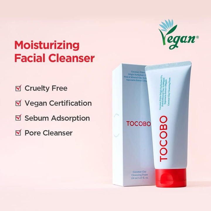 Tocobo Coconut Clay Cleansing Foam 150 ML.