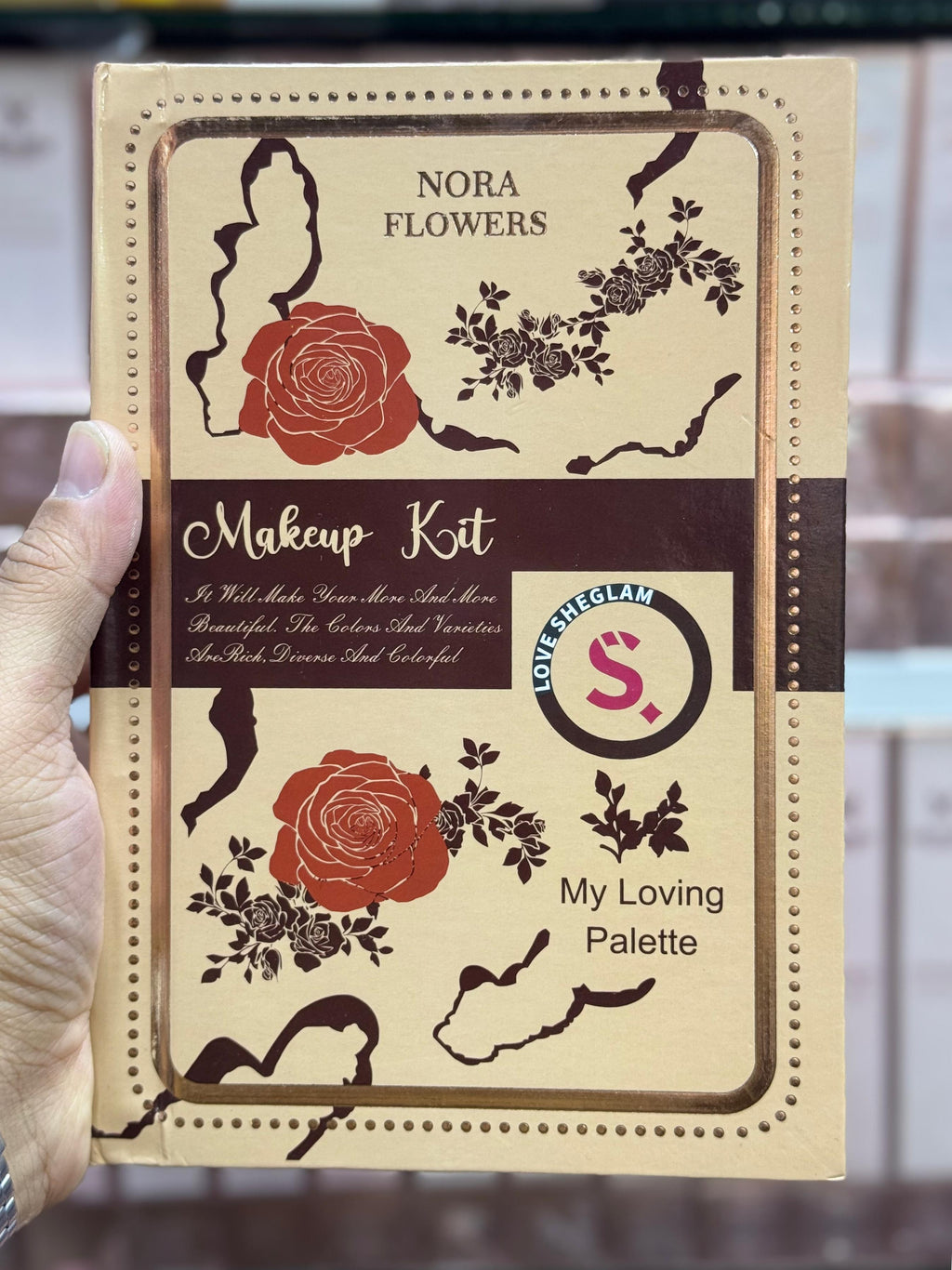 Nora Flowers 6 folding Make-up Kit