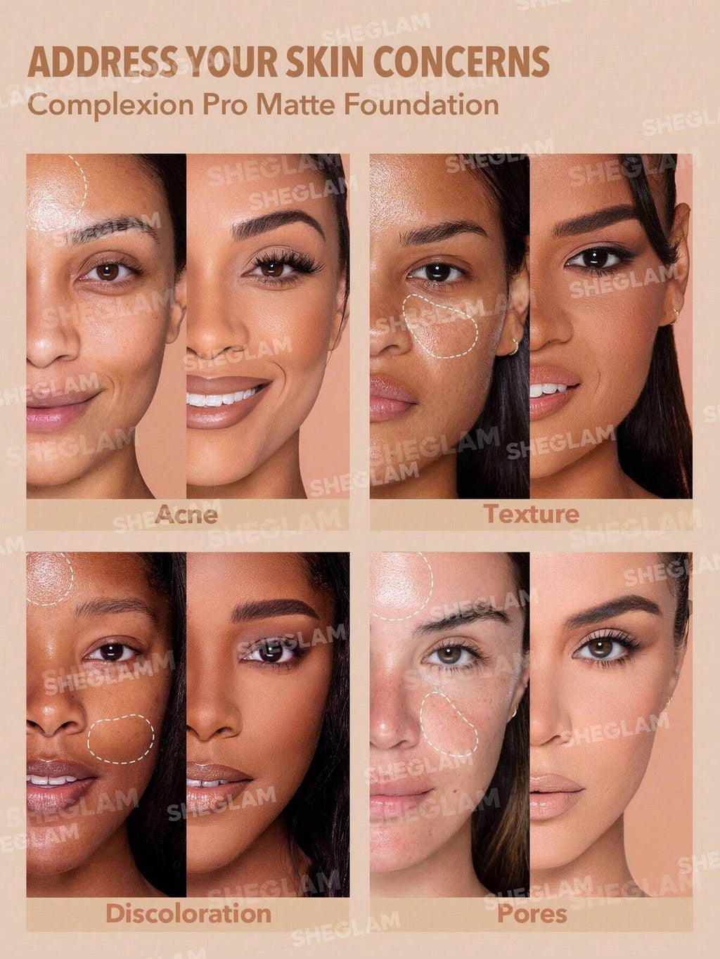 Sheglam Complexion Pro Long Lasting Breathable Matte Foundation