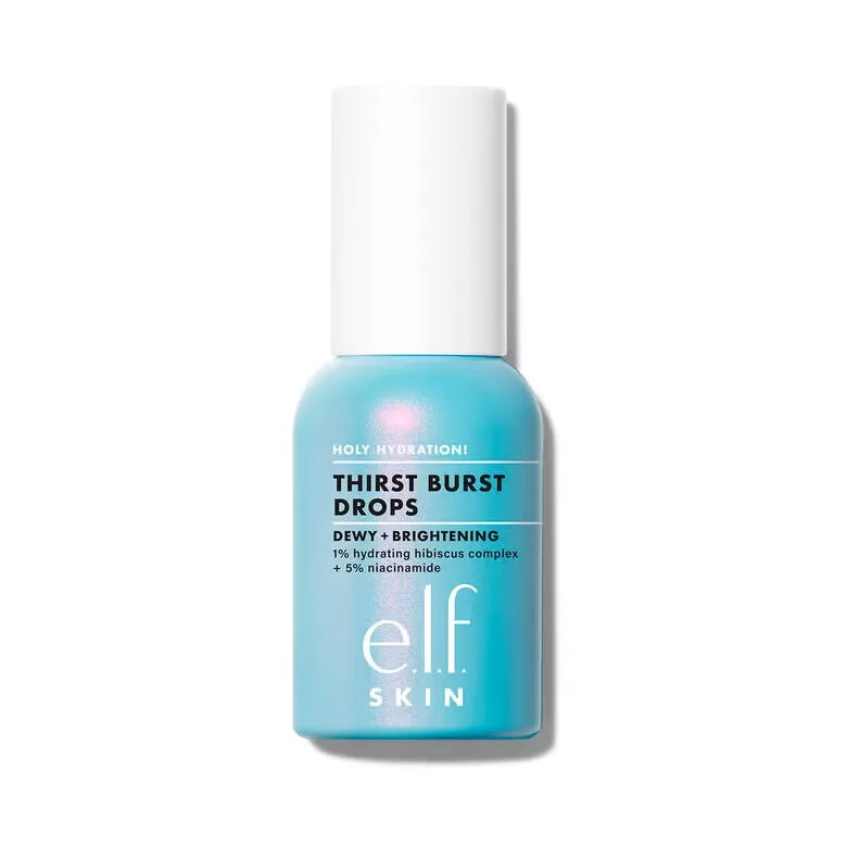 Elf SKIN Holy Hydration! Thirst Burst Drops, Serum For A Radiant Complexion Instantly & Over Time, Made With Hyaluronic Acid