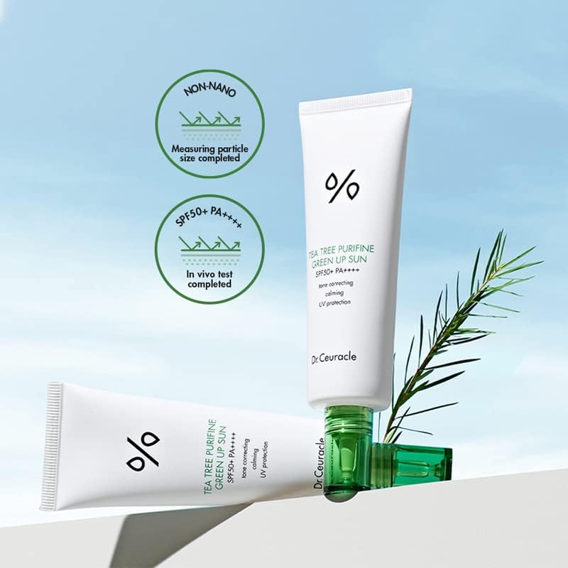 Dr. Ceuracle Tea Tree Purifine Green Up Sun SPF50+ PA++++ 50mL