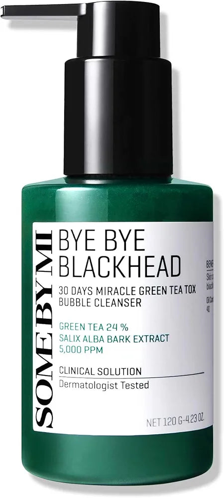 Some By Mi Bye Bye Blackhead 30 Days Miracle Green Tea tox Bubble Cleanser
