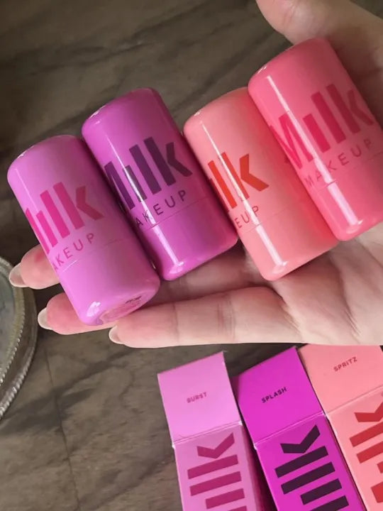 Milk Jelly Blush Makeup Lip Tint, Milk Jelly Tint, Jelly Blush Stick, 1 & 4Pcs Pack Available