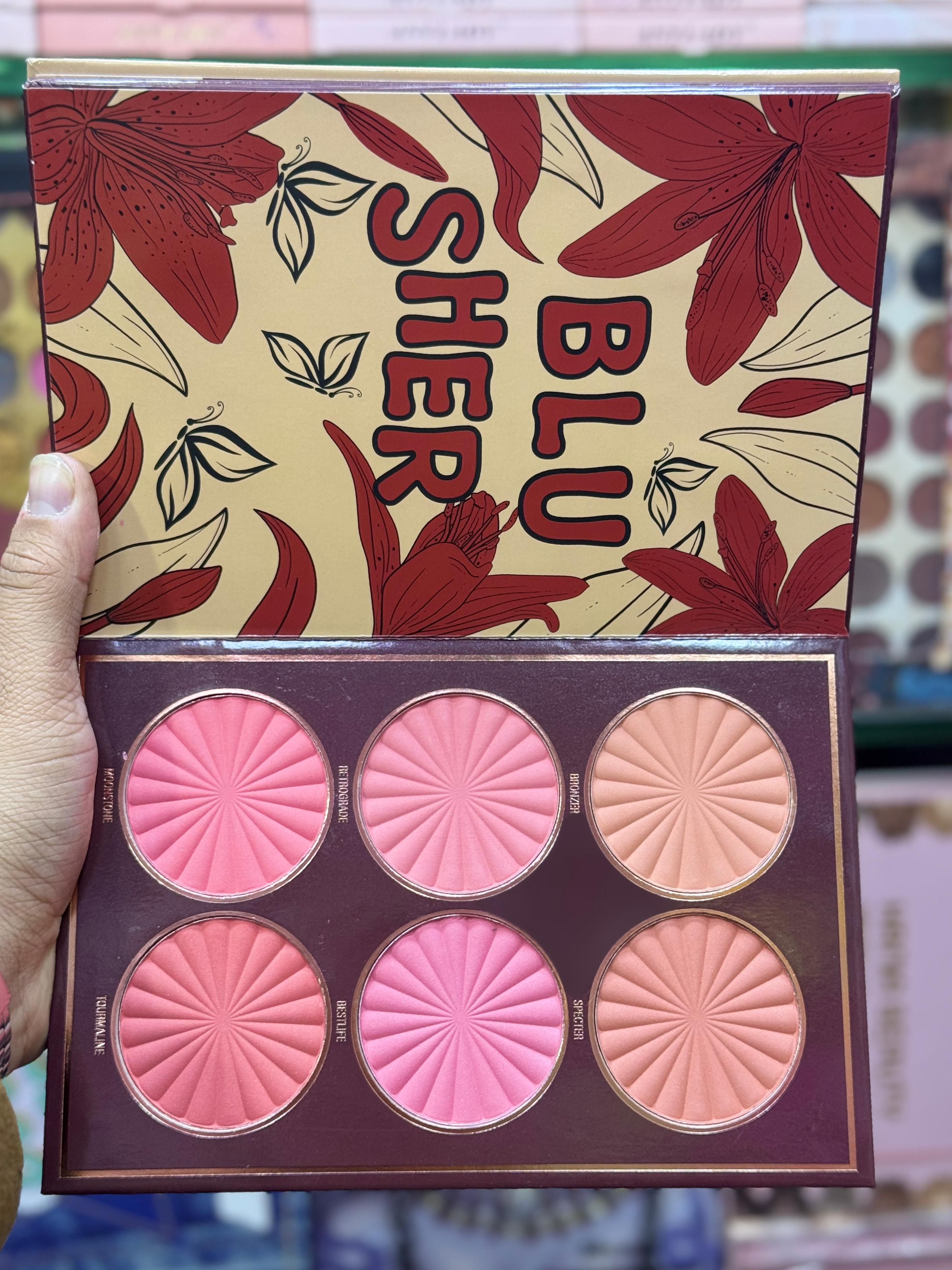 Nora Flowers 6 folding Make-up Kit