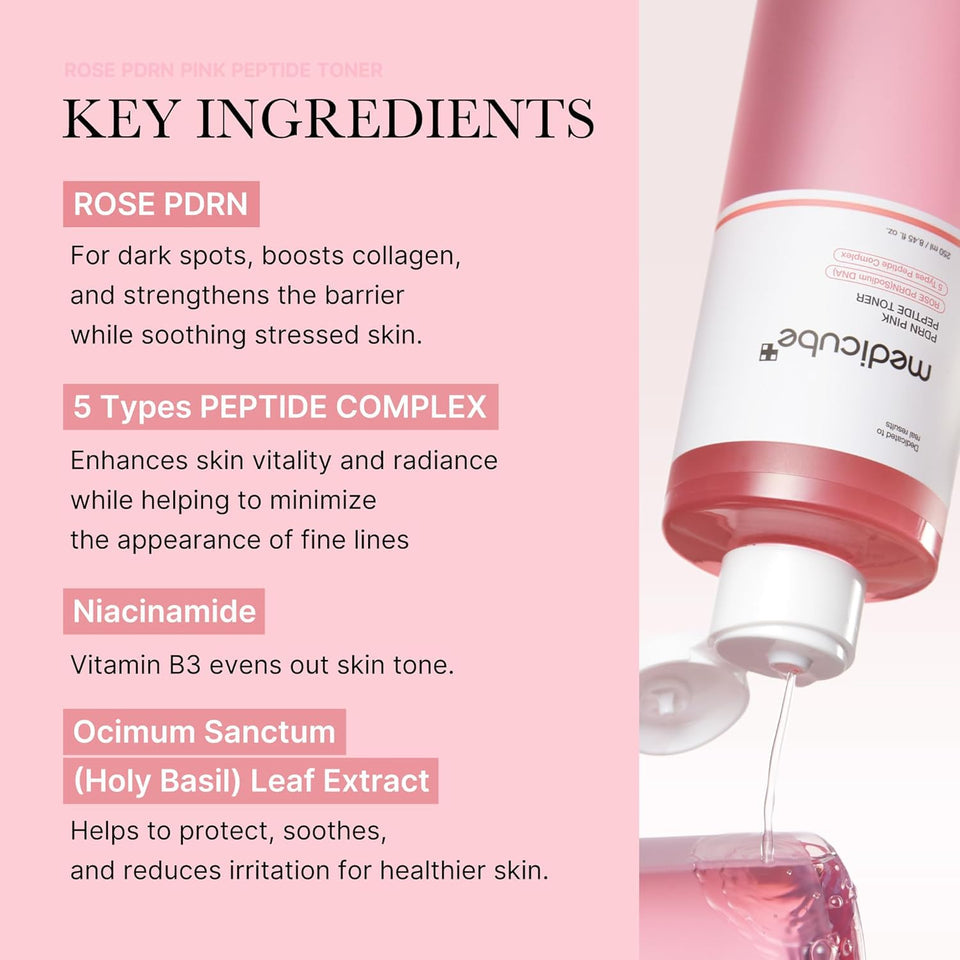 Medicube - PDRN Pink Cica Soothing Toner - 250ml